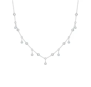 Bubbly 0.62ct Lab Grown Diamonds Necklace <br> NL-00290WHT