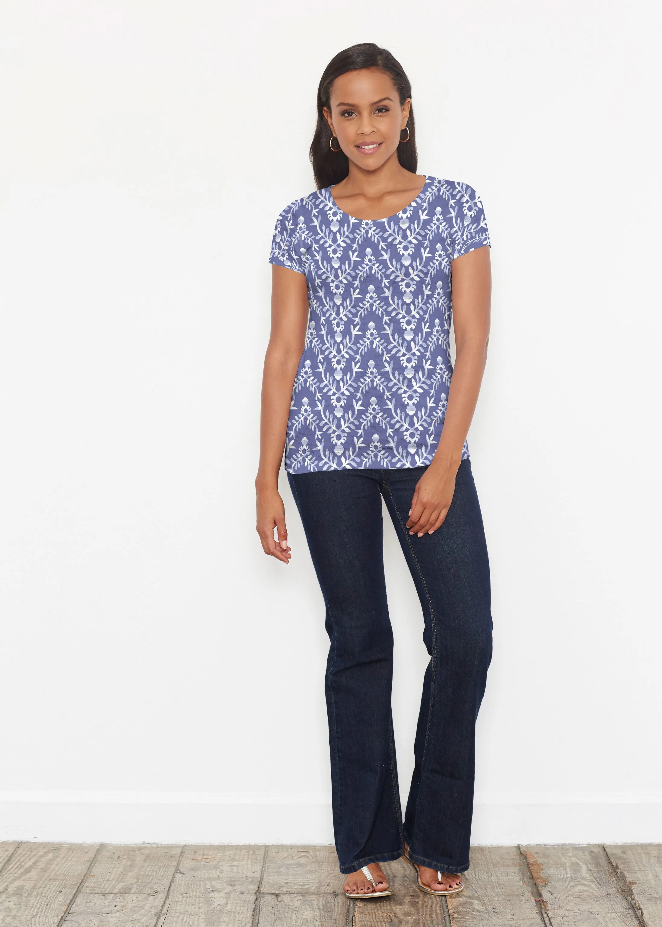 Budding Antlers (8030) ~ Short Sleeve Scoop Shirt
