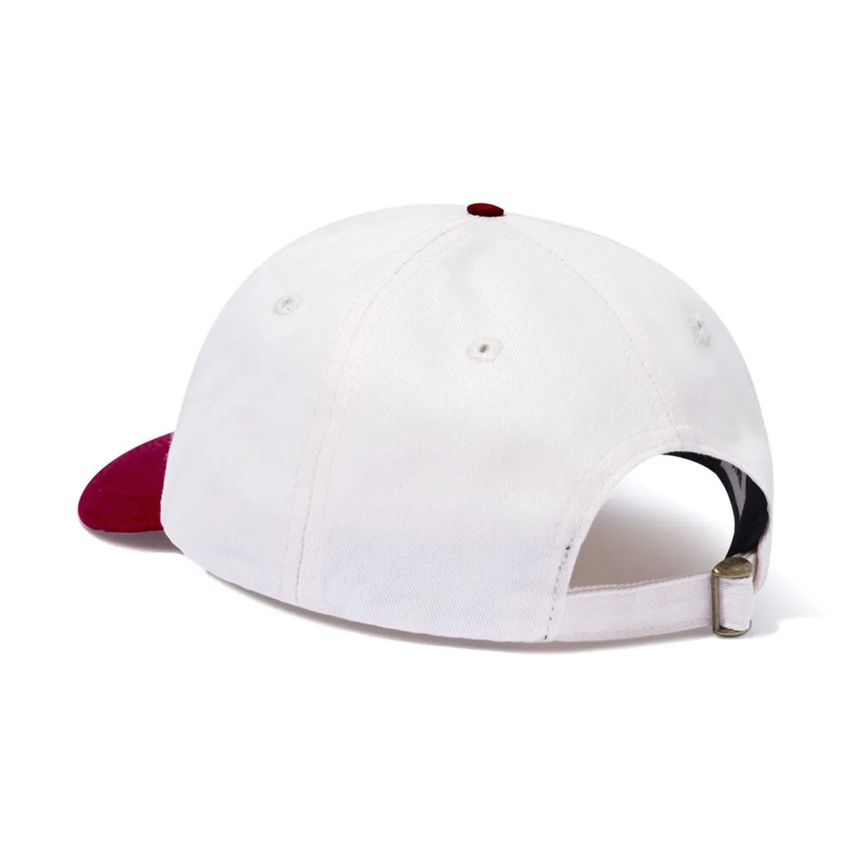 Butter Goods - Jack Hammer 6 Panel Cap Natural/Maroon