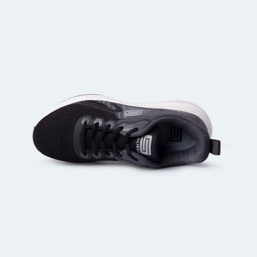 Caliber Shoes Black Sport Shoes For Men/Women (Rory 736)