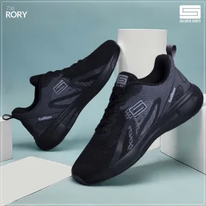 Caliber Shoes Black Sport Shoes For Men/Women (Rory 736)