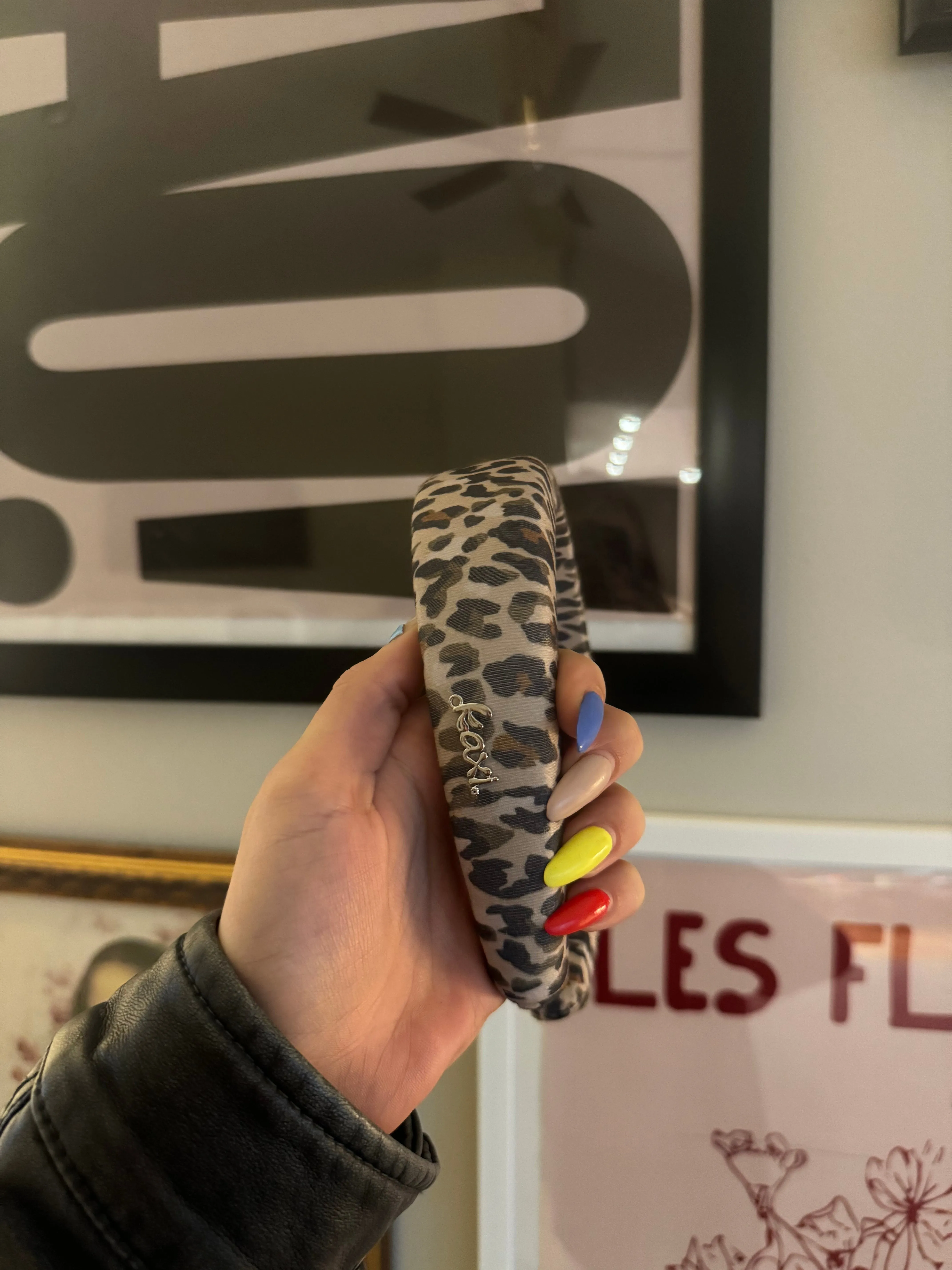 CHEETAH PADDED HEADBAND