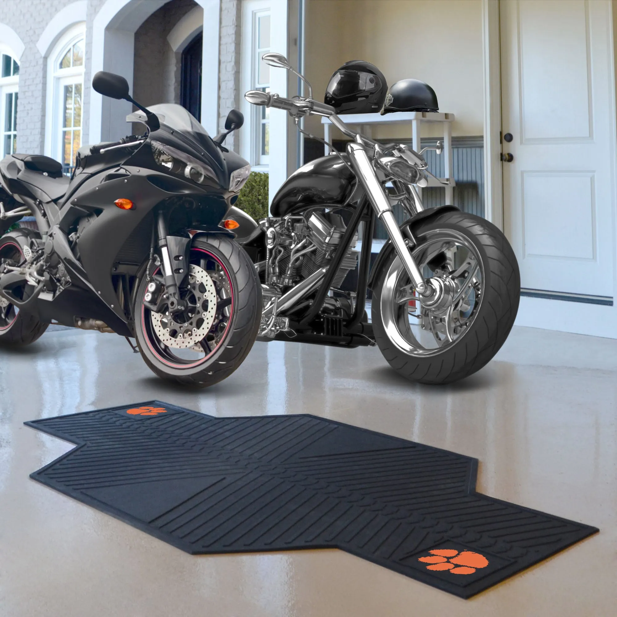 Clemson University Motorcycle Mat