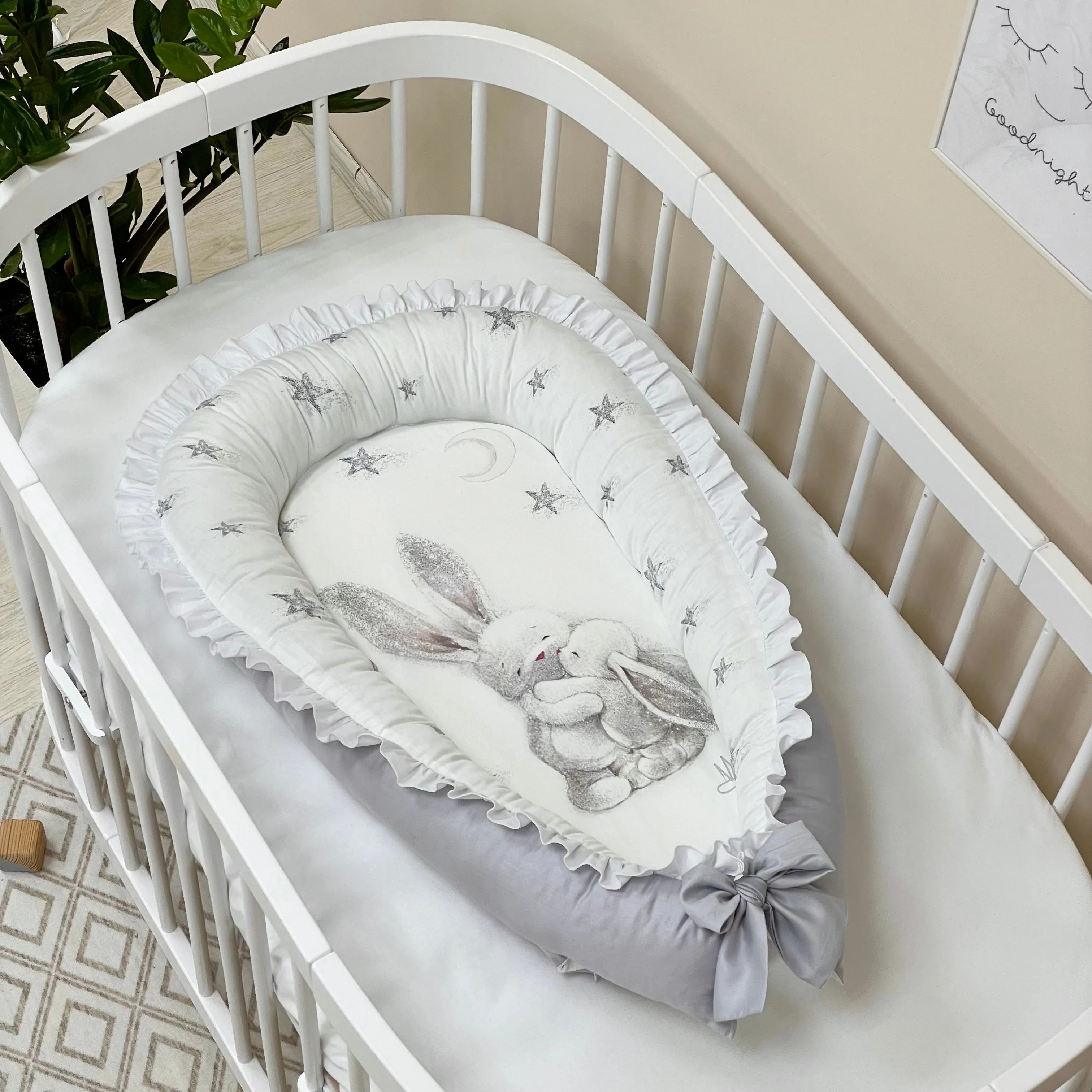 Cocoon Baby Nest Baby Bunny Design