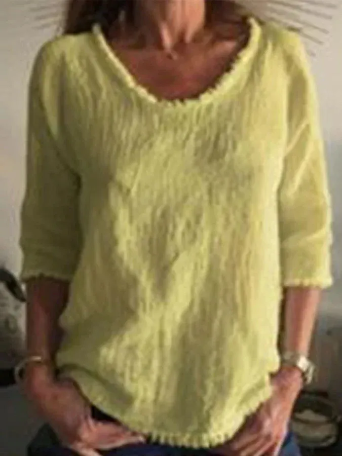 Comfortable and stylish casual linen shirt