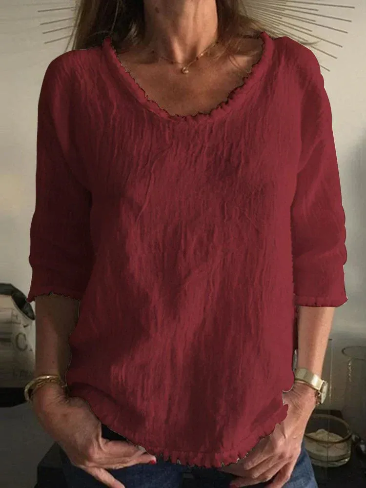 Comfortable and stylish casual linen shirt