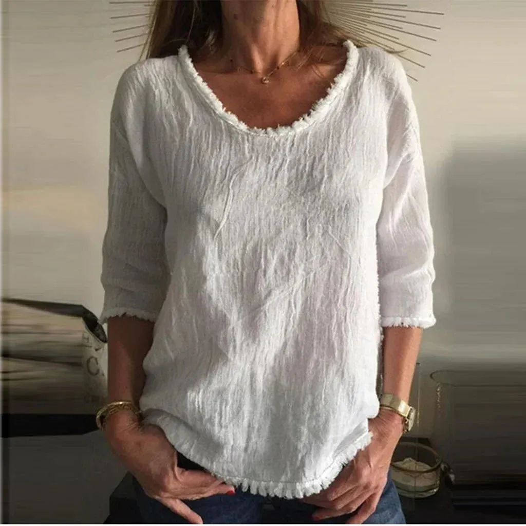 Comfortable and stylish casual linen shirt