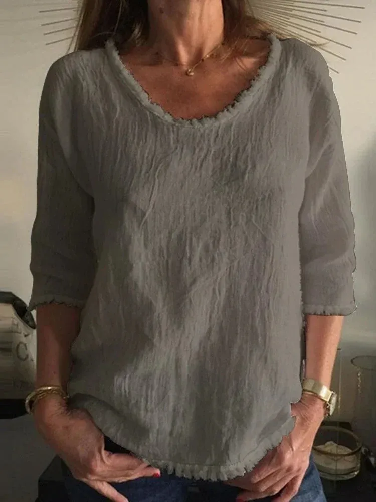Comfortable and stylish casual linen shirt