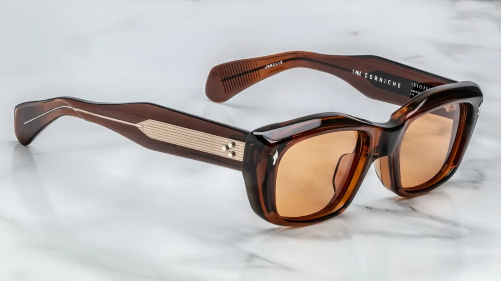 CORNICHE-Hickory / Amber / Sterling Silver