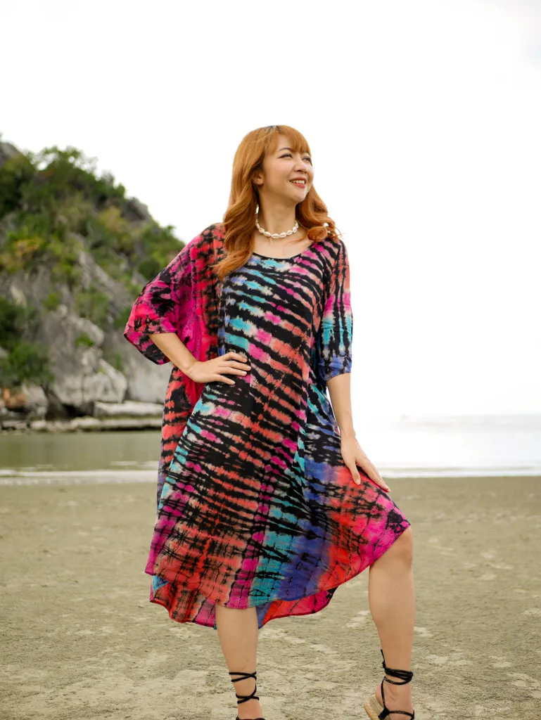 Cosmic Plaid Dress