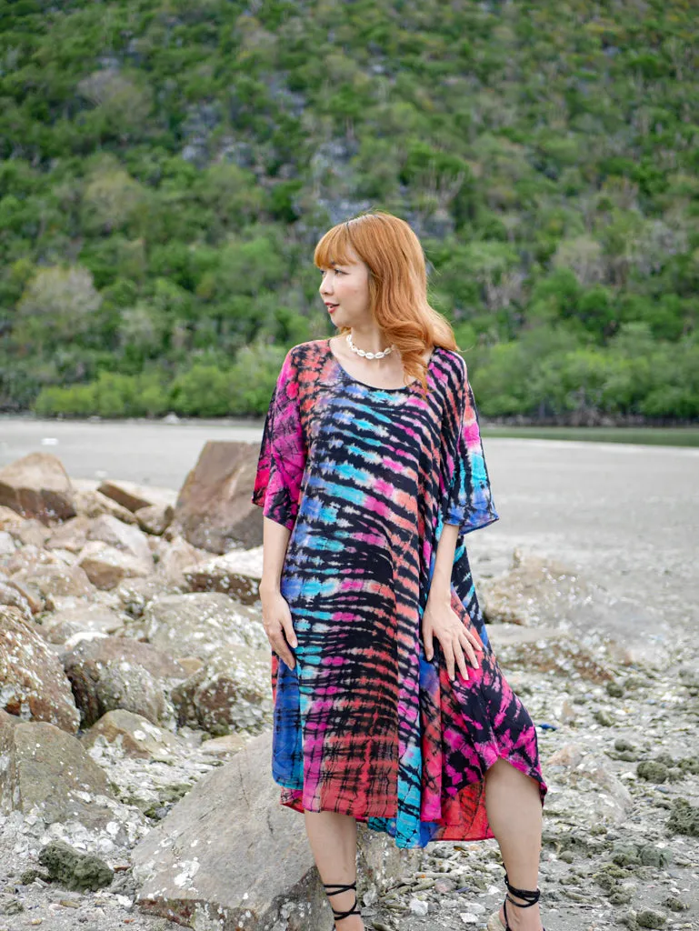 Cosmic Plaid Dress
