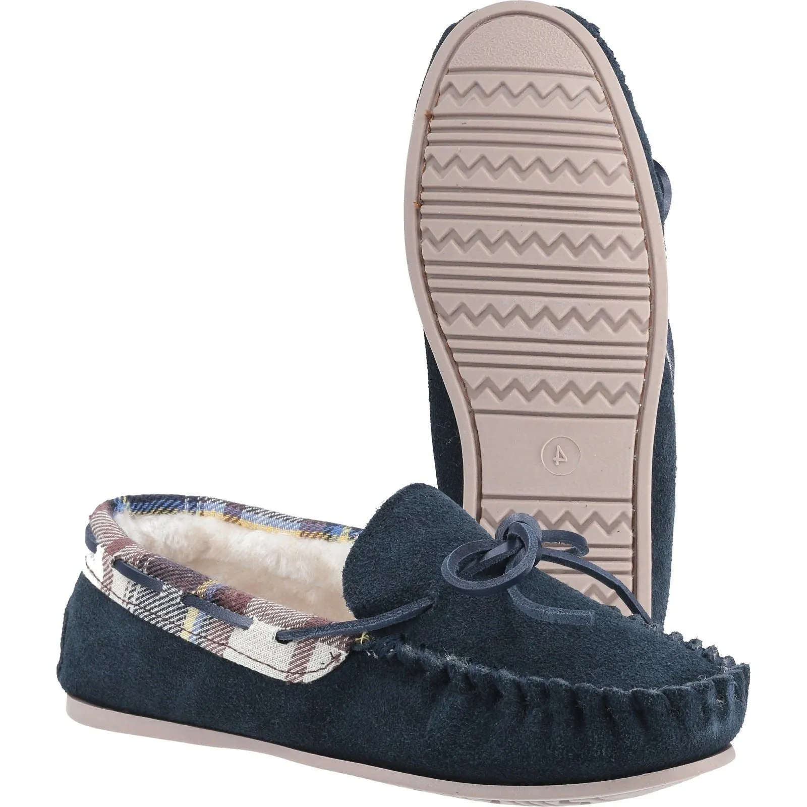 Cotswold Women Classic Slippers - Kilkenny Moccasin in 2 Colours, 3-8