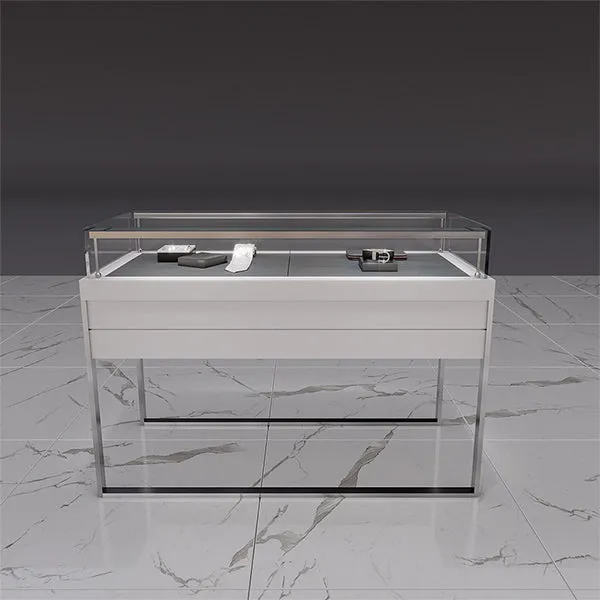 CR048 Fashion Store Glass Showcase Accessories Lighted