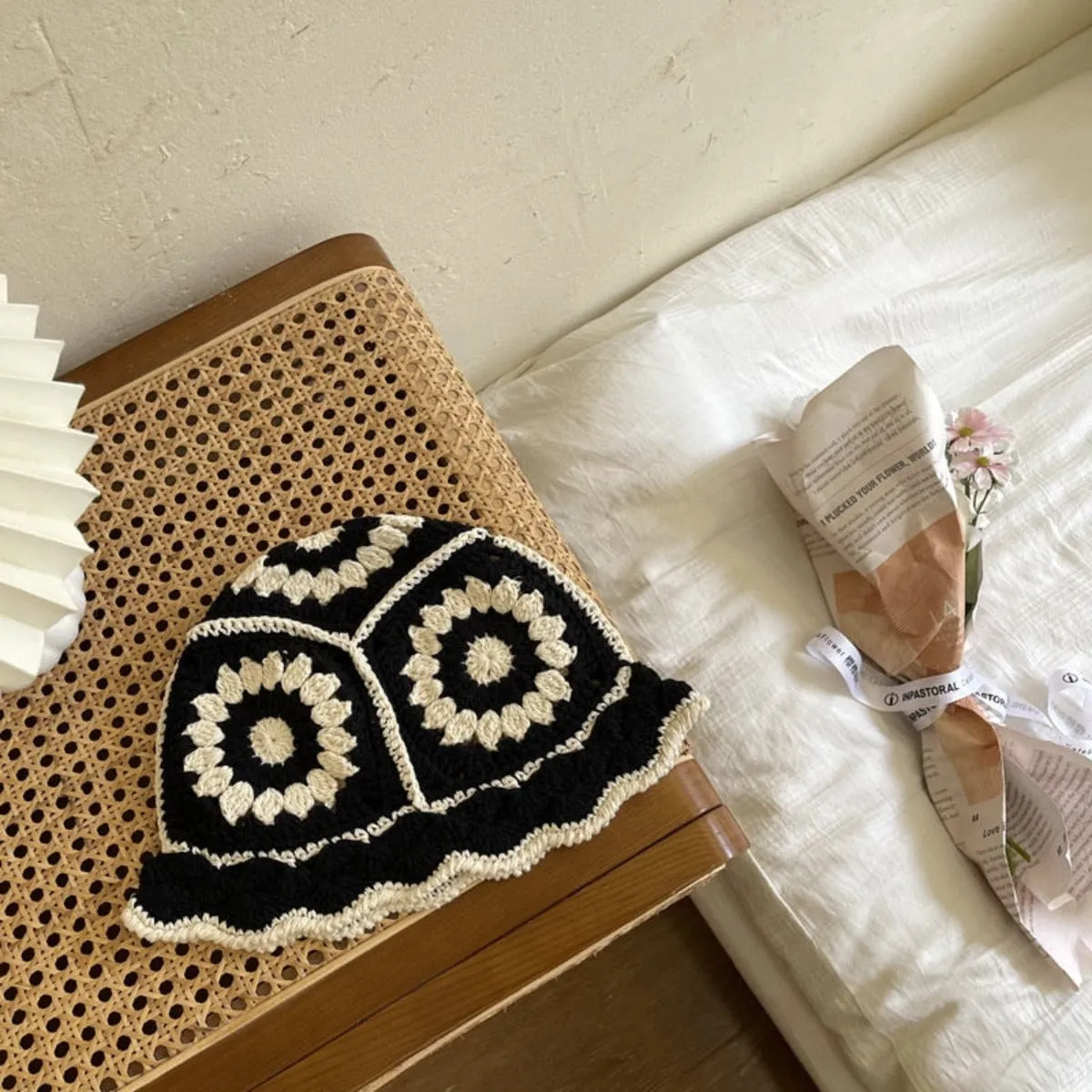 Crochet Flower Bucket Hat