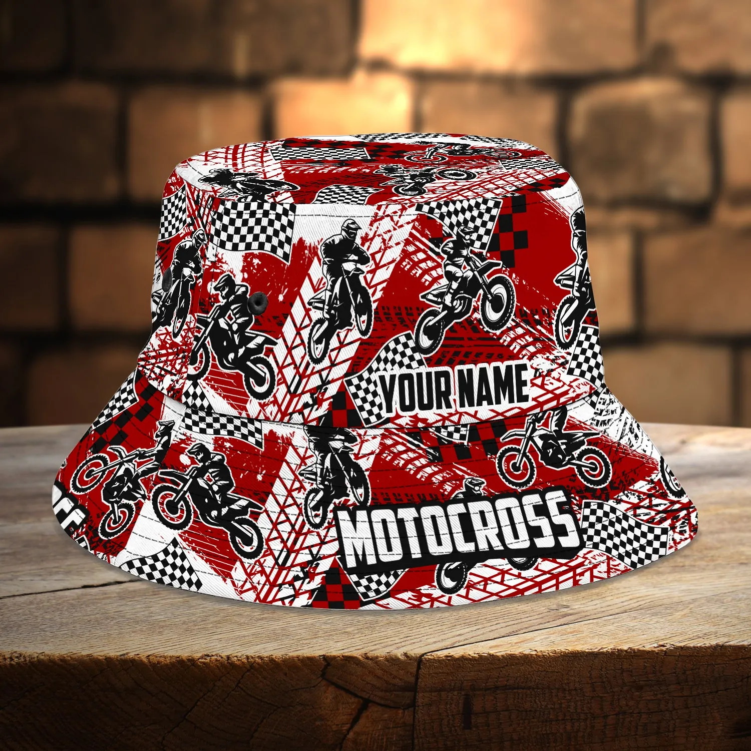 Custom Bucket Hat - Motocross - Loop - Hd98 83