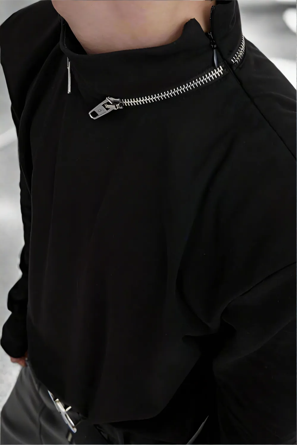 Cyber Edge Zip Collar Tee
