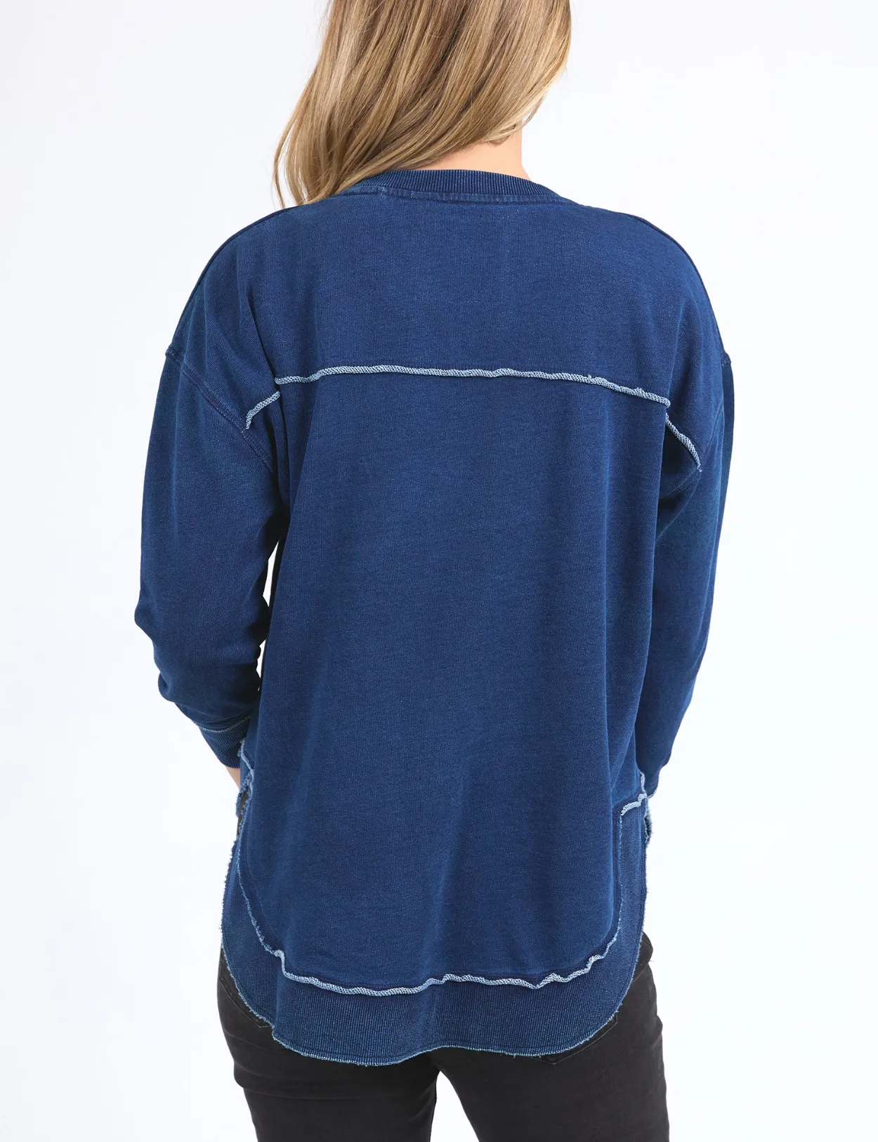 DAILY CREW - DENIM