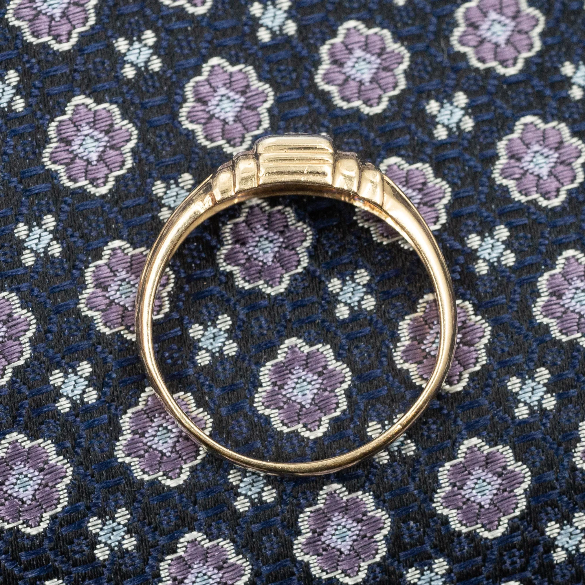 Deco Men's Band with Diamond c1930