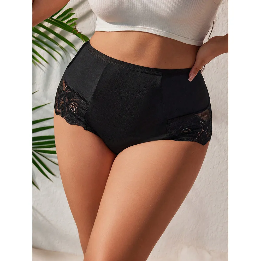 Delicate Allure Lace See-Through Sexy Lingerie Panties