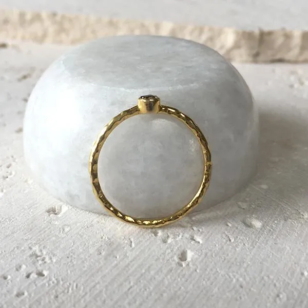 Delicate Diamond Stacking Ring
