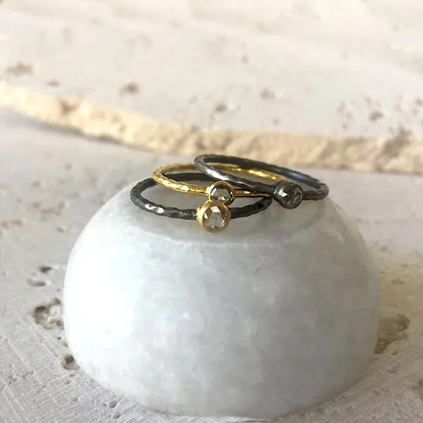 Delicate Diamond Stacking Ring