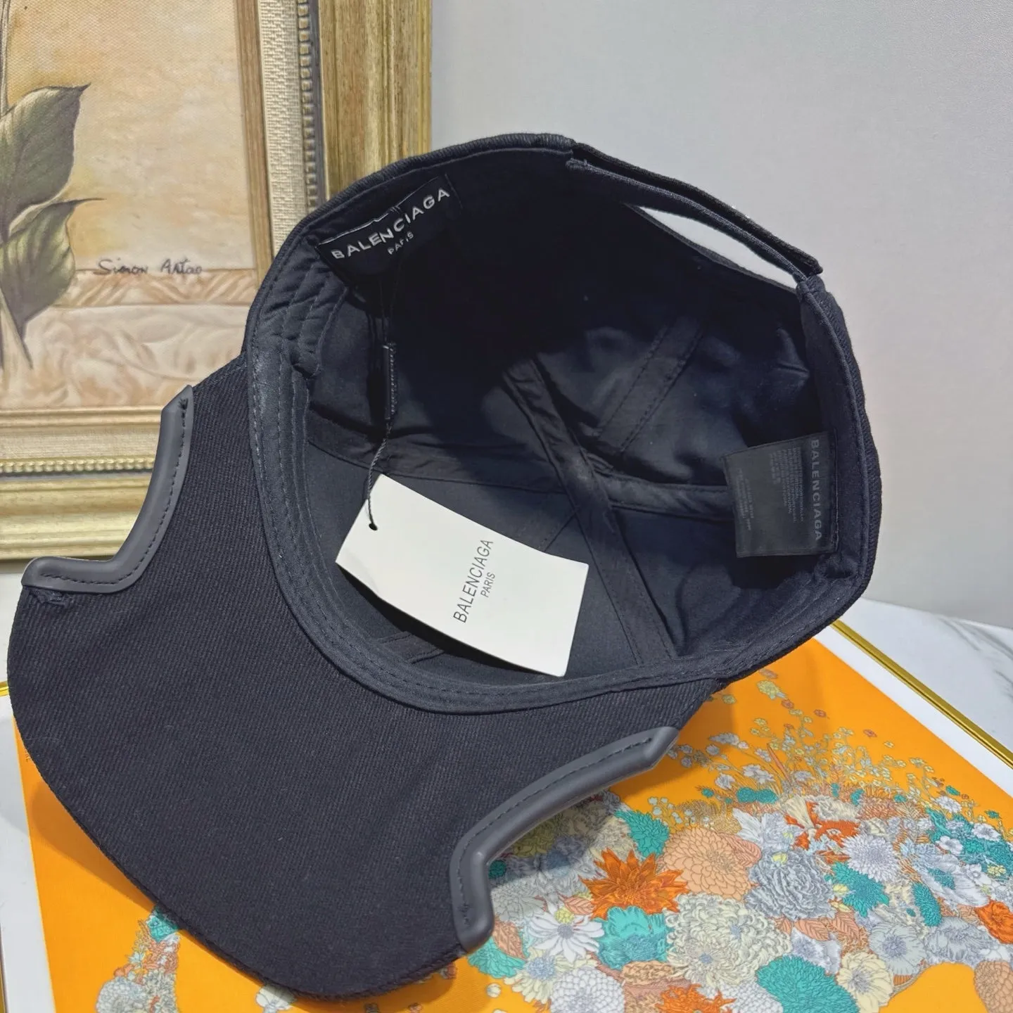 Delicate embroidered hats