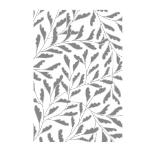 Delicate Leaves Embossing Folder Sizzix 666139