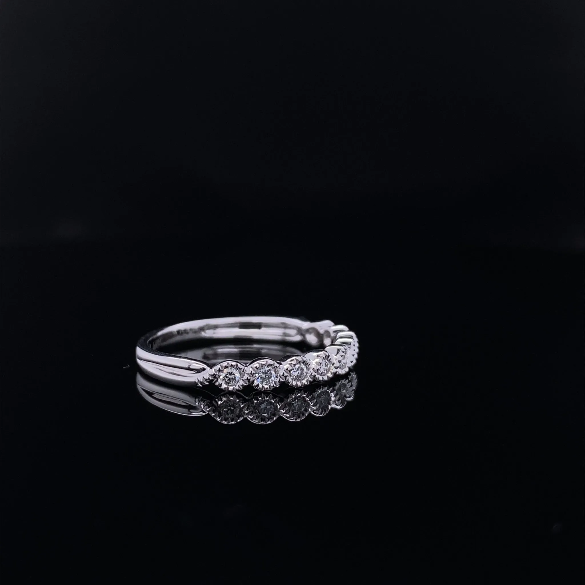 Delicate 'S' Curve Diamond Waves Bridal
