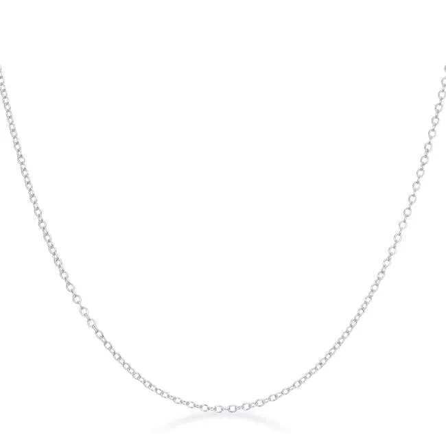 Delicate Sterling Silver Link Chain