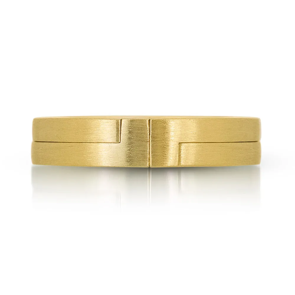 Diamond Puzzle Stacking Rings