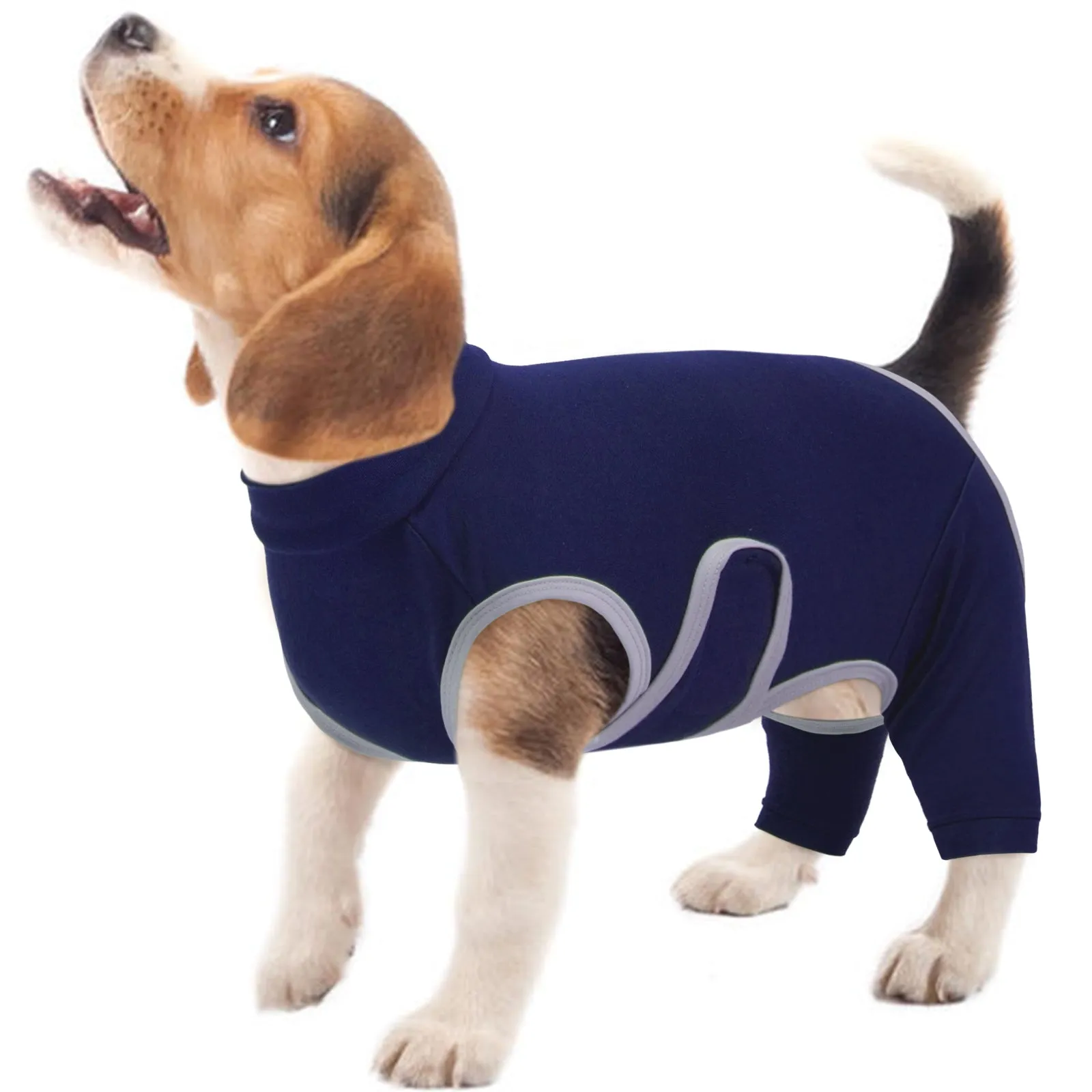 Dog Surgical Suit Dog Recovery Suit Lick Sleeves for Rear Legs