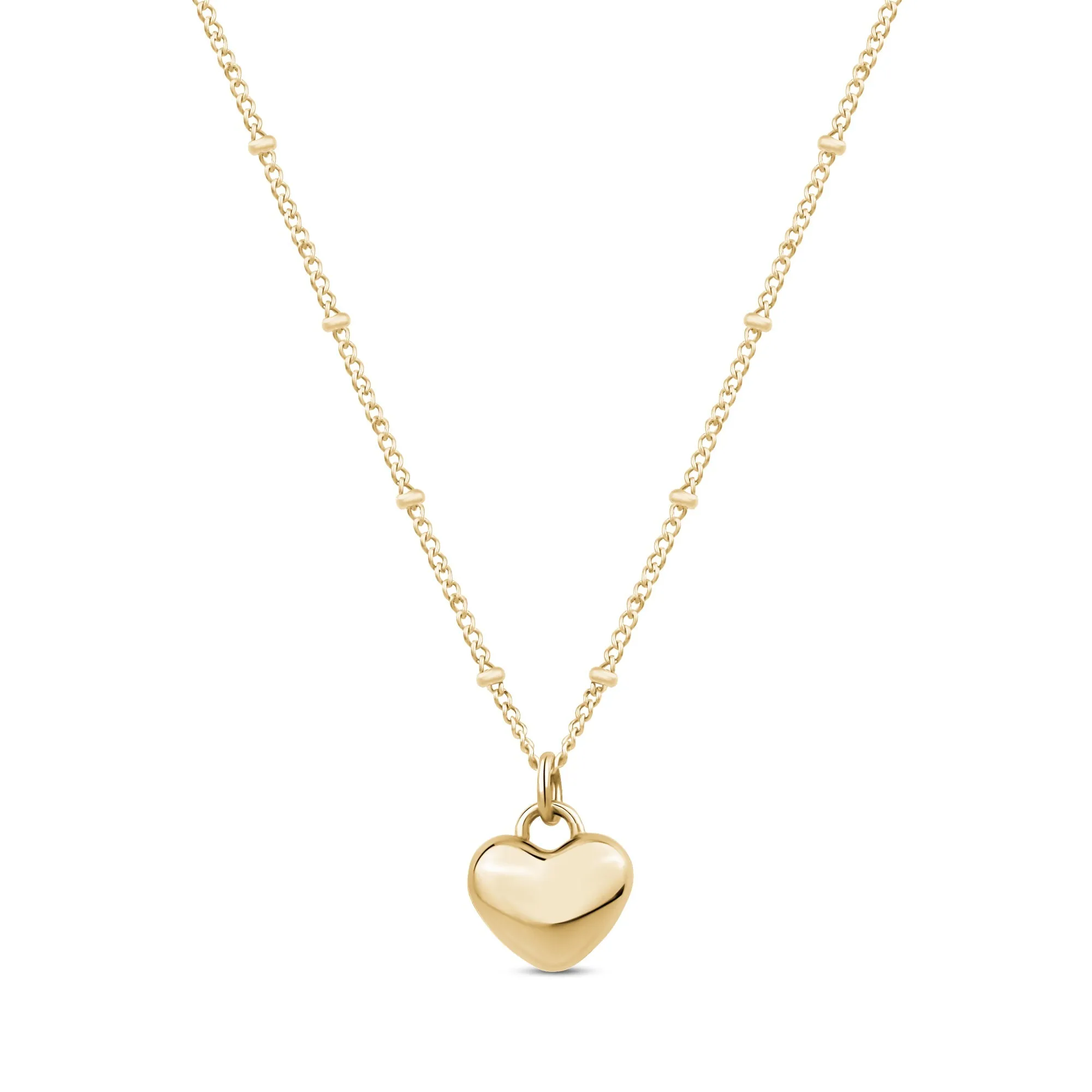 Domed Heart Pendant