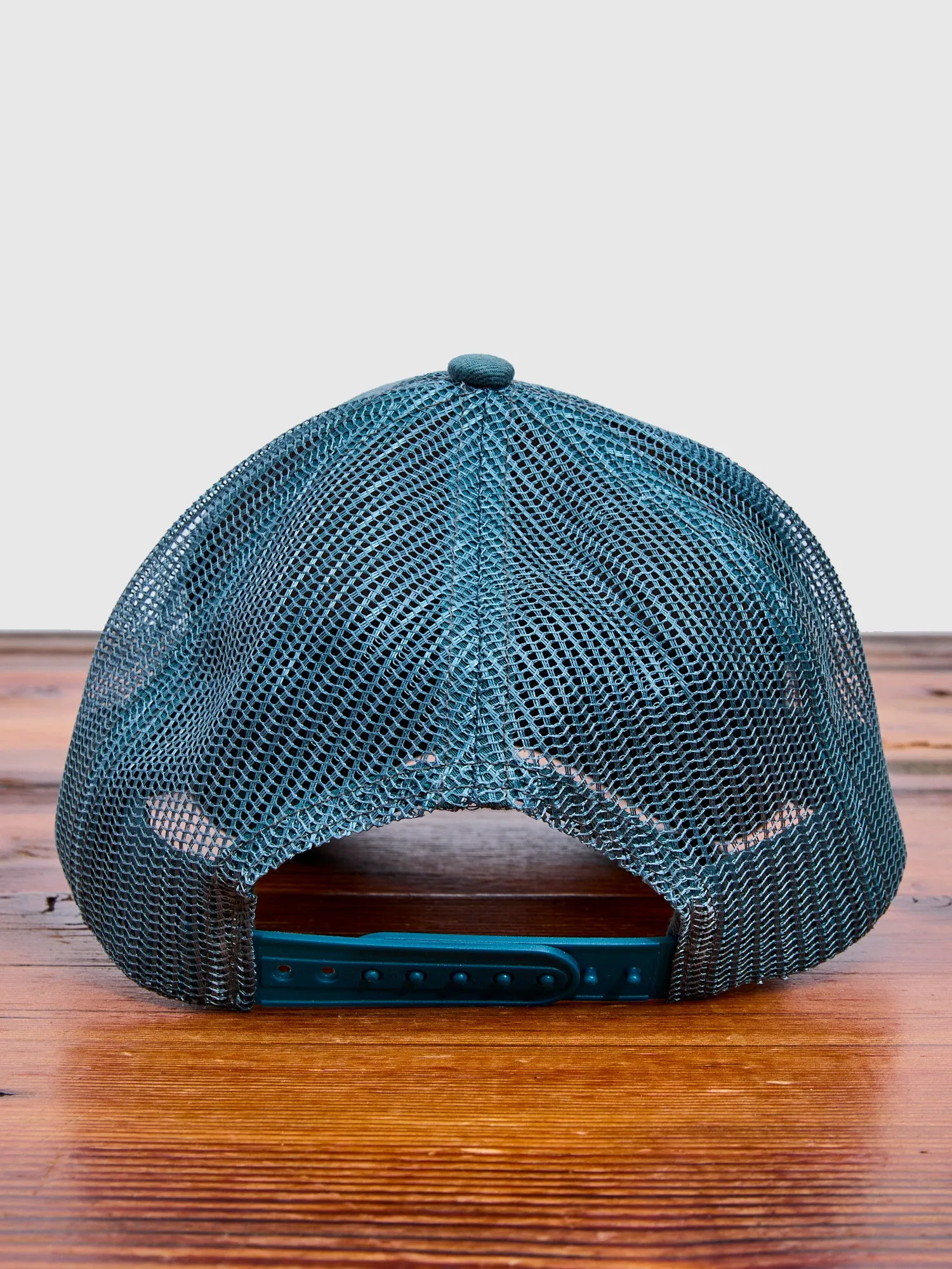 Double RL Trucker Cap in Gas Station Green