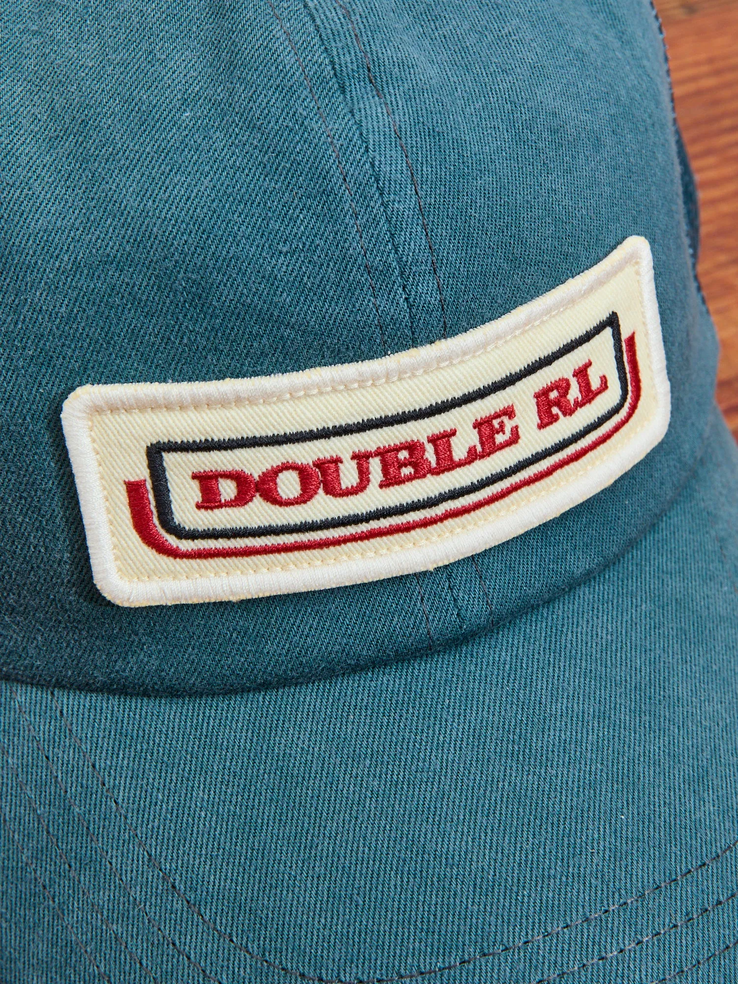 Double RL Trucker Cap in Gas Station Green