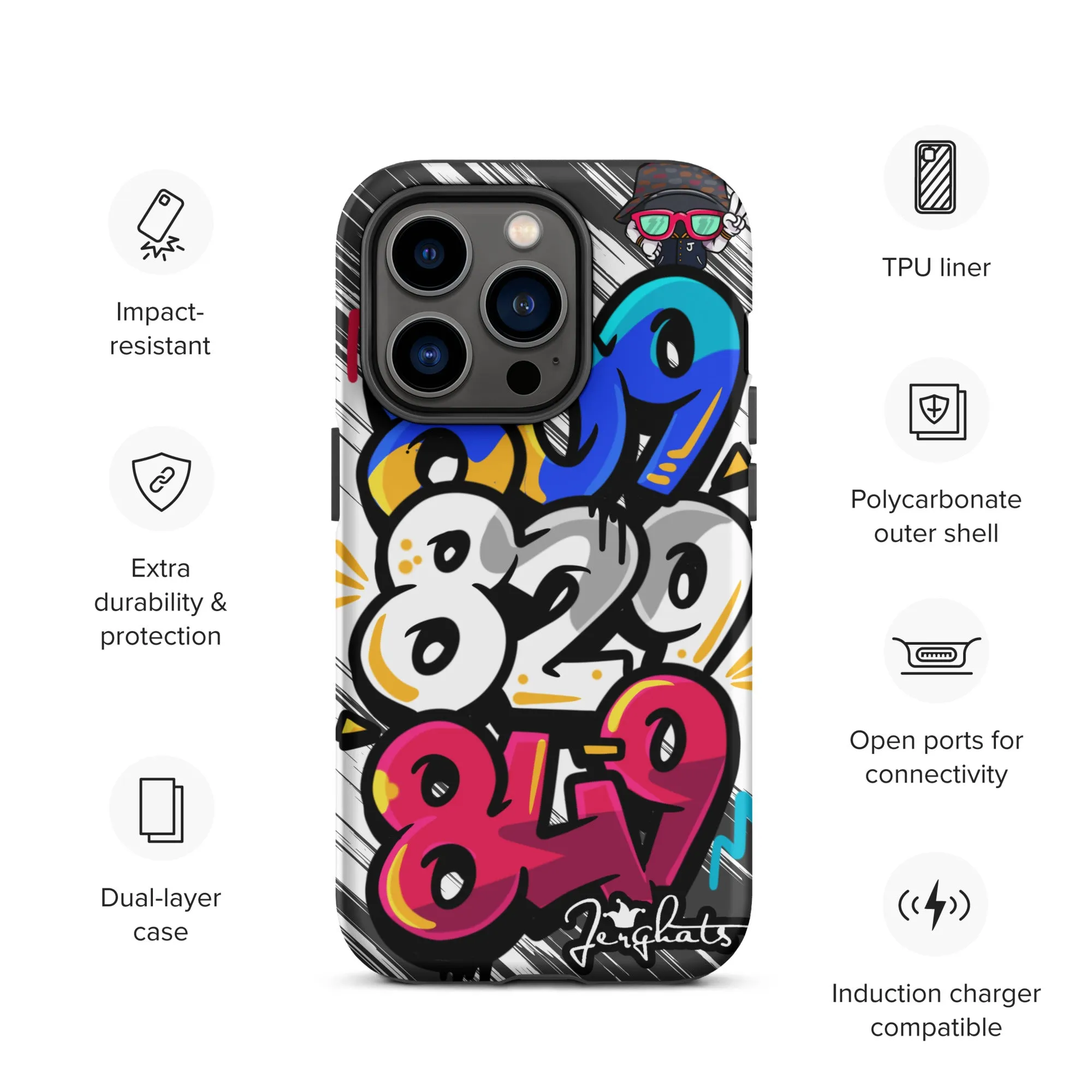 DR Area code Tough Case for iPhone®