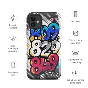 DR Area code Tough Case for iPhone®