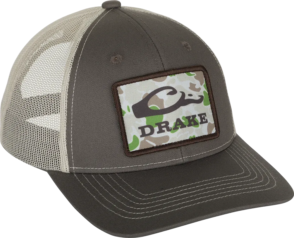 DRAKE OLD SCHOOL PATCH MESH BACK CAP