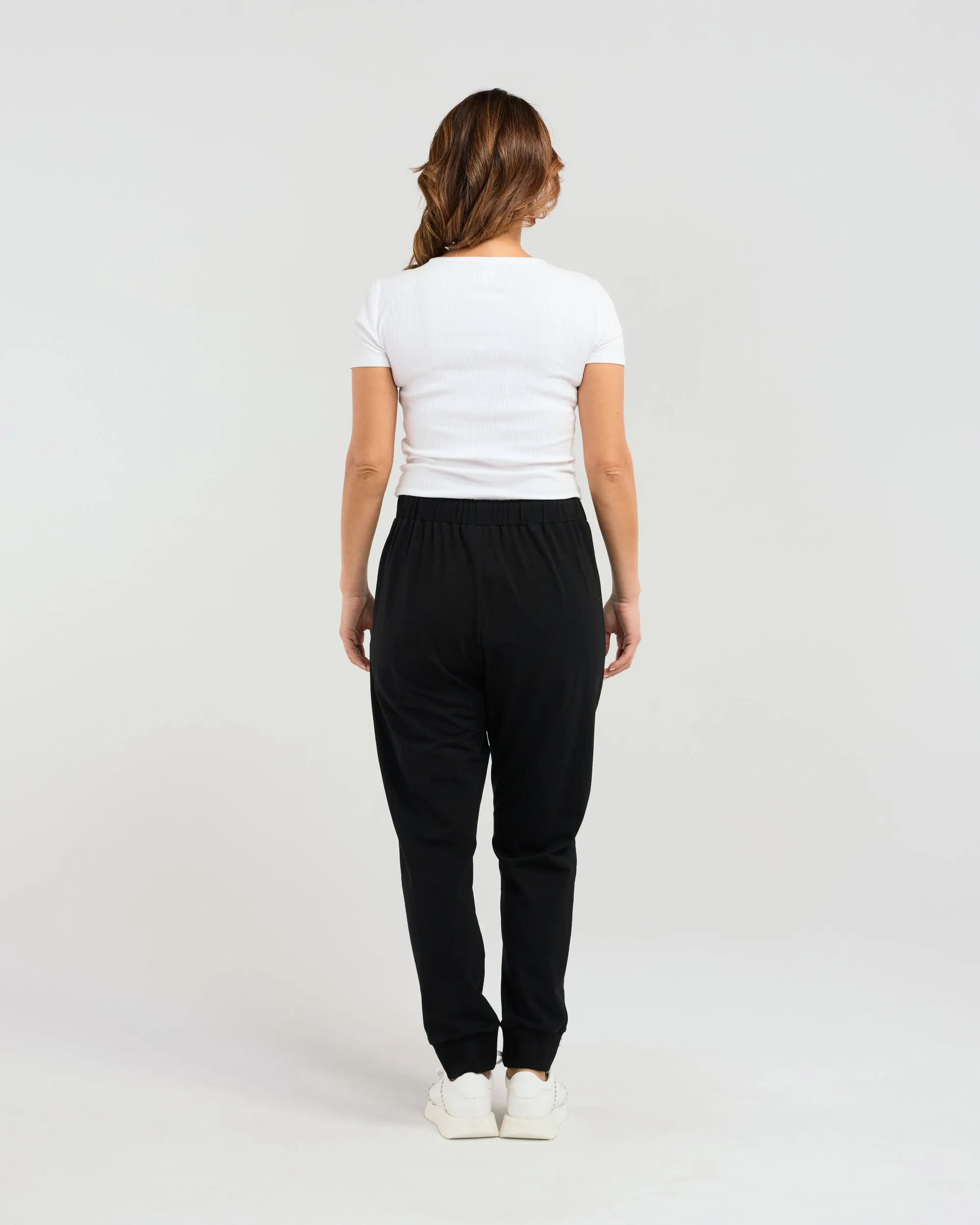 Drop Pocket Pant | Black/Paisley | Seduce