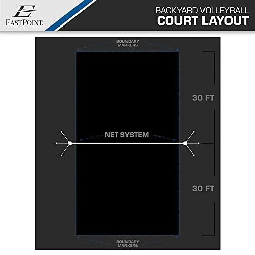 EastPoint Sports Premium Replacement Volleyball Net