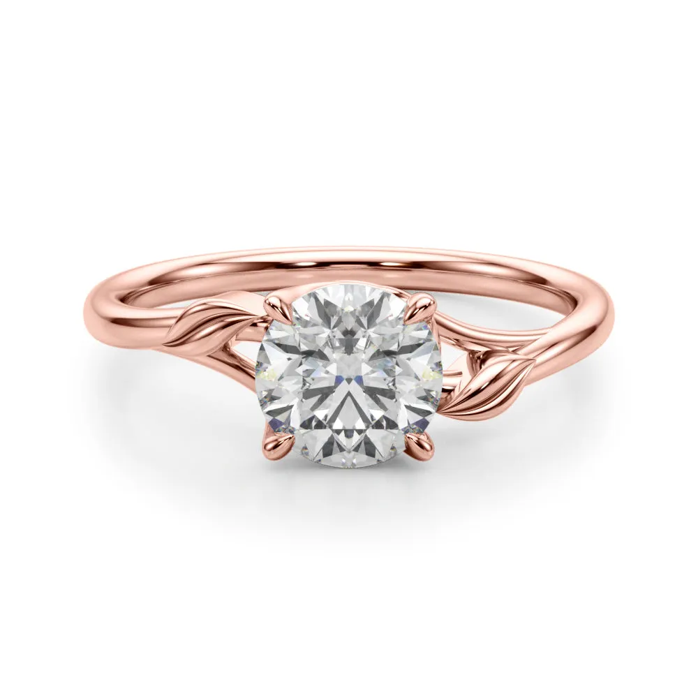 Eden Round  Lab Grown Diamond Solitaire Engagement Ring IGI Certified