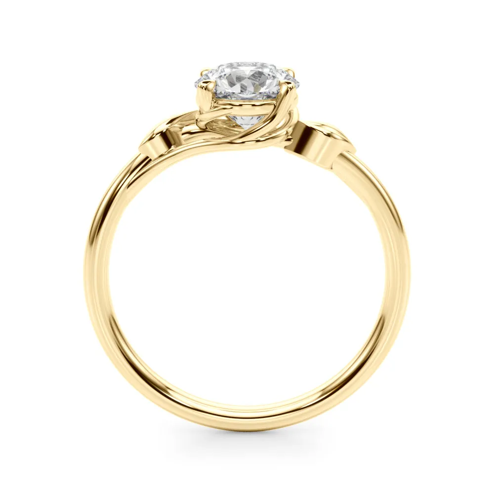 Eden Round  Lab Grown Diamond Solitaire Engagement Ring IGI Certified