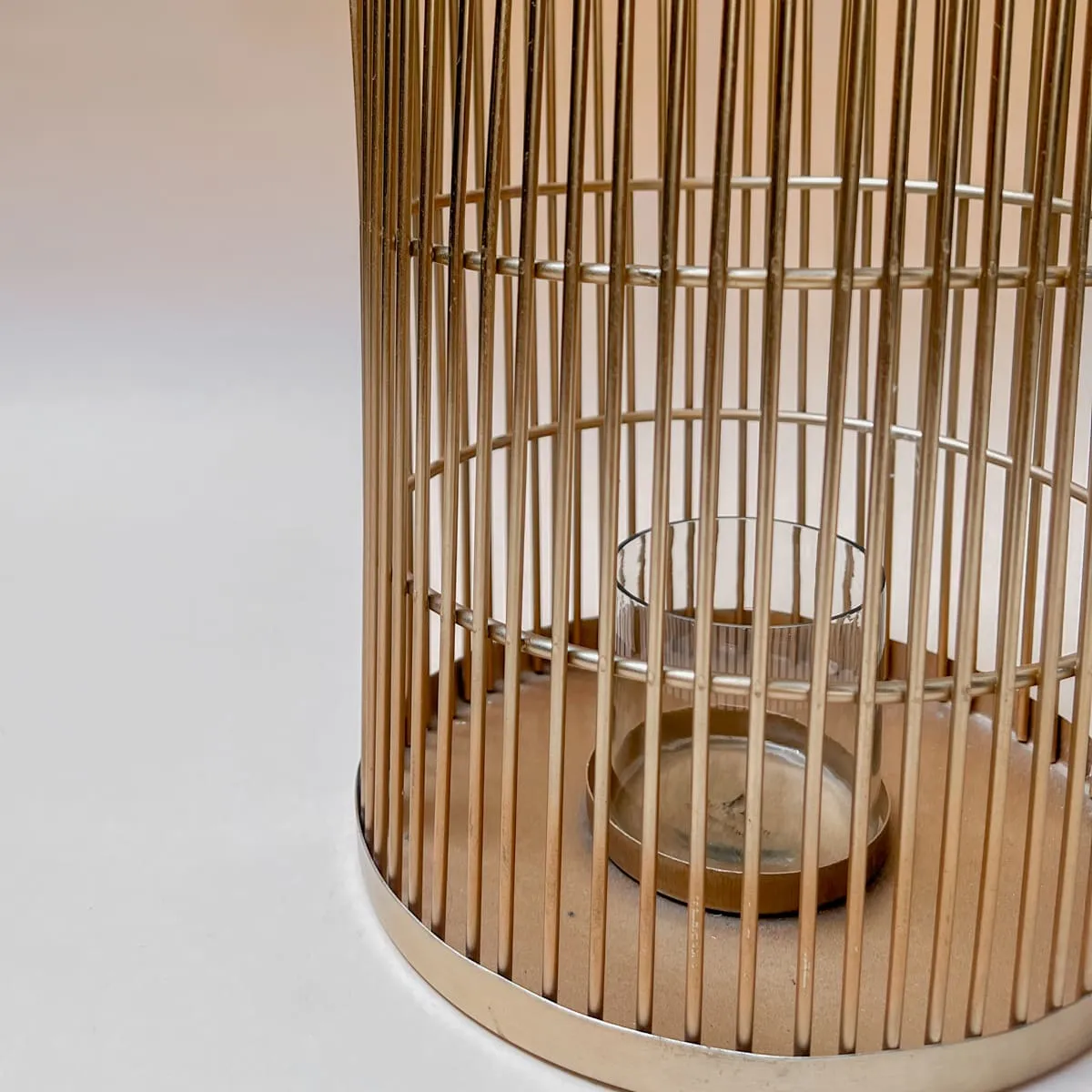 Edit House & Home-Home Artisan Klimt Golden Metal Lantern (Large)