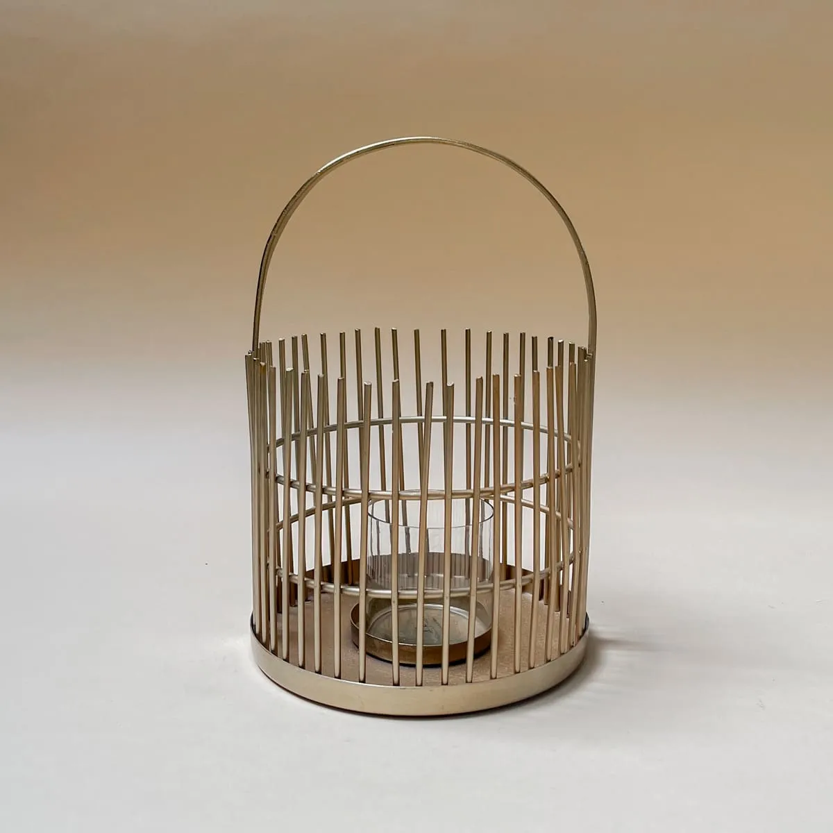 Edit House & Home-Home Artisan Klimt Golden Metal Lantern (Small)