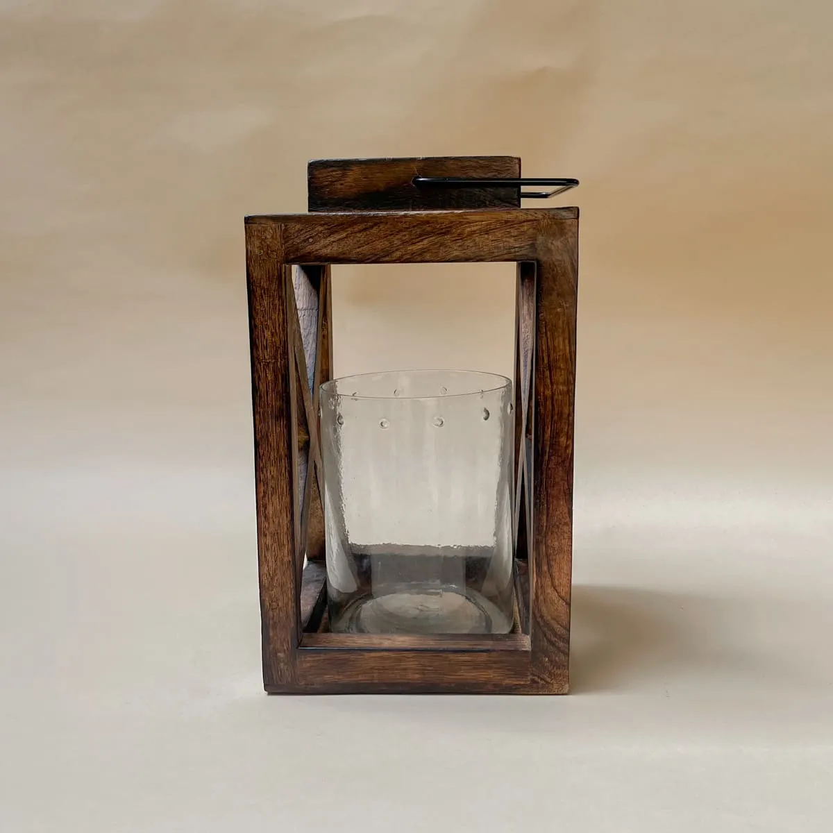 Edit House & Home-Home Artisan Tensing Wooden Lantern