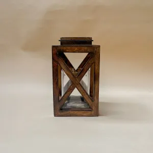 Edit House & Home-Home Artisan Tensing Wooden Lantern