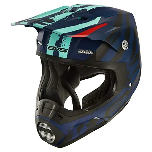 EVS T5 Grappler Adult Off-Road Motorcycle Helmet - Matte Dark Blue / Small