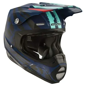EVS T5 Grappler Adult Off-Road Motorcycle Helmet - Matte Dark Blue / Small