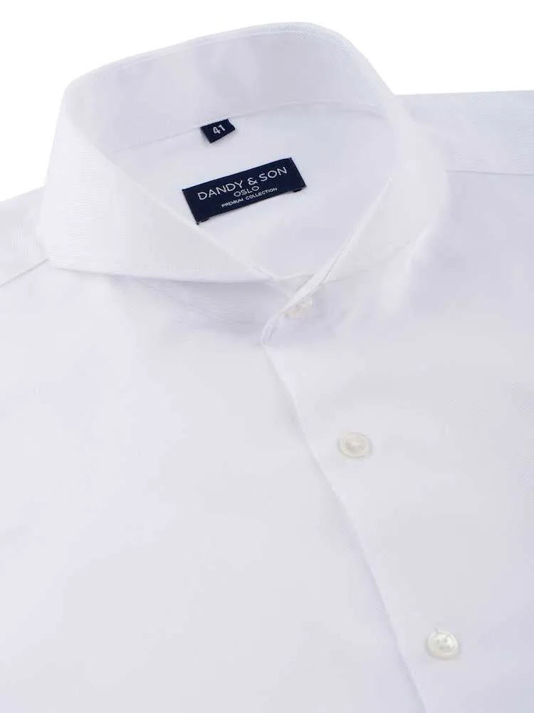 Extreme Cutaway White Premium Weave Shirt