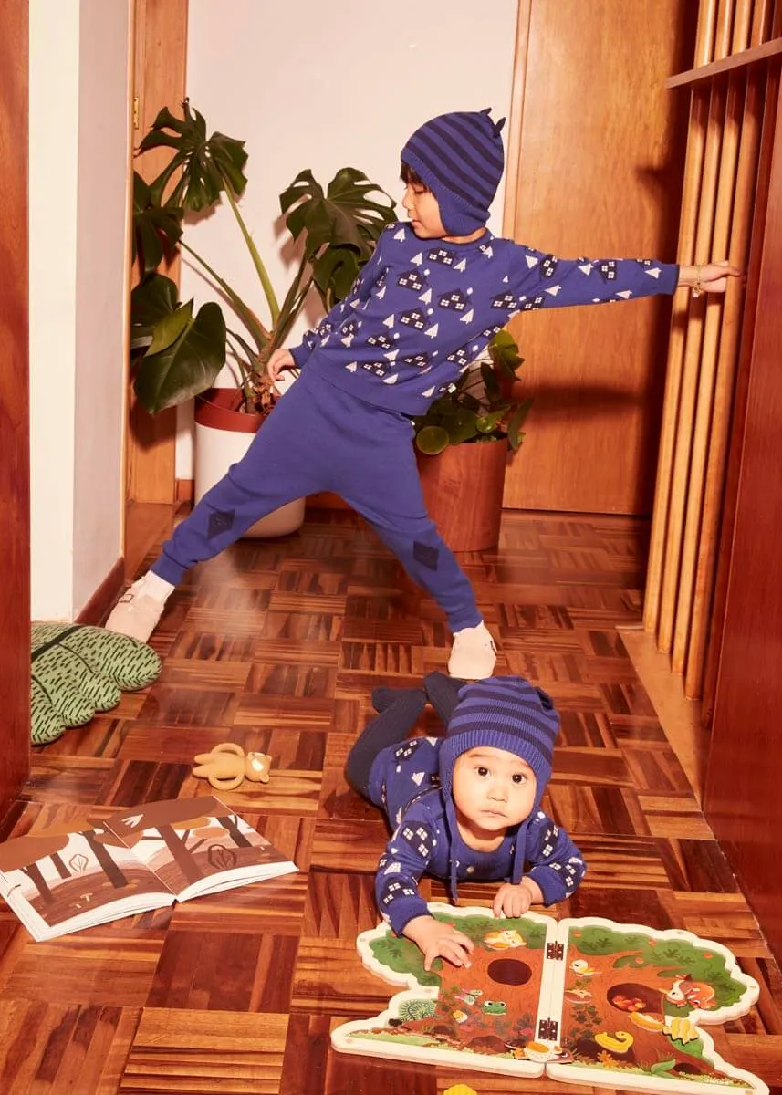 Fable - Blueberry Cabin Knit Sweater