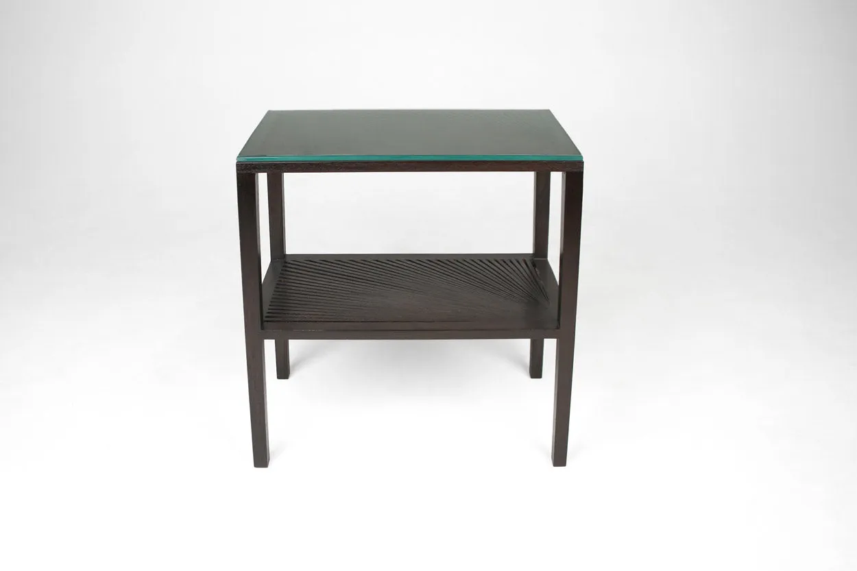 Fan Side Table- Ebony